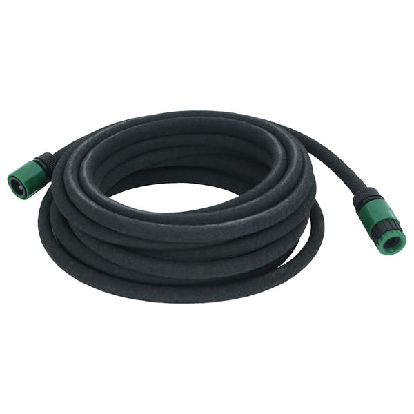 Vidaxl Garden Soaker Hose Black 0.6 Inch 10M Rubber Hoses