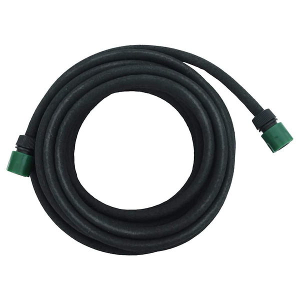 Vidaxl Garden Soaker Hose Black 0.6 Inch 10M Rubber Hoses
