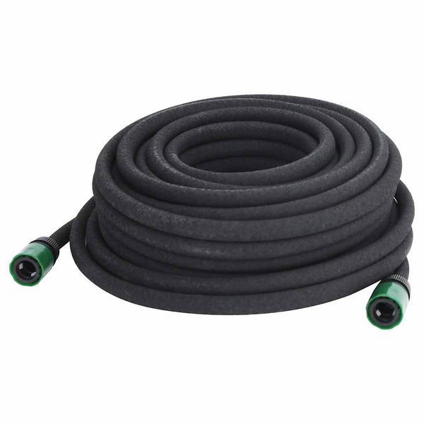 Vidaxl Garden Soaker Hose Black 0.6Inch 25M Rubber Hoses