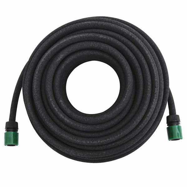 Vidaxl Garden Soaker Hose Black 0.6Inch 25M Rubber Hoses