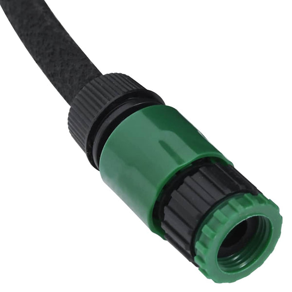 Vidaxl Garden Soaker Hose Black 0.6 Inch 50M Rubber Hoses