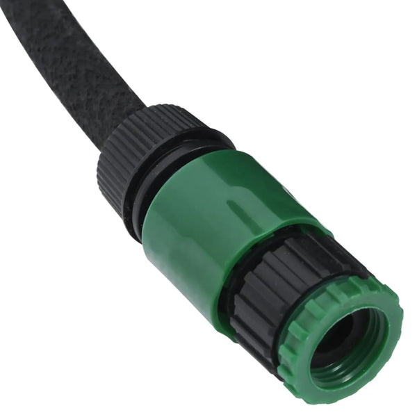 Vidaxl Garden Soaker Hose Black 0.6" 100 M Rubber Hoses