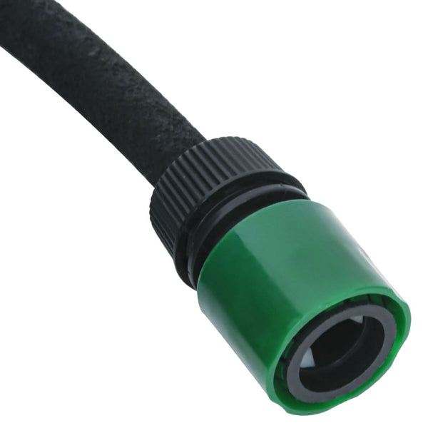 Vidaxl Garden Soaker Hose Black 0.6" 100 M Rubber Hoses