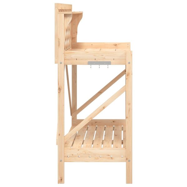 Potting Bench With Trellis Solid Wood Fir Trellises