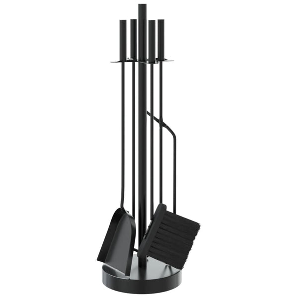 Vidaxl 5 Piece Fireplace Tool Set 18X66 Cm Steel Fireplace Pokers Tools