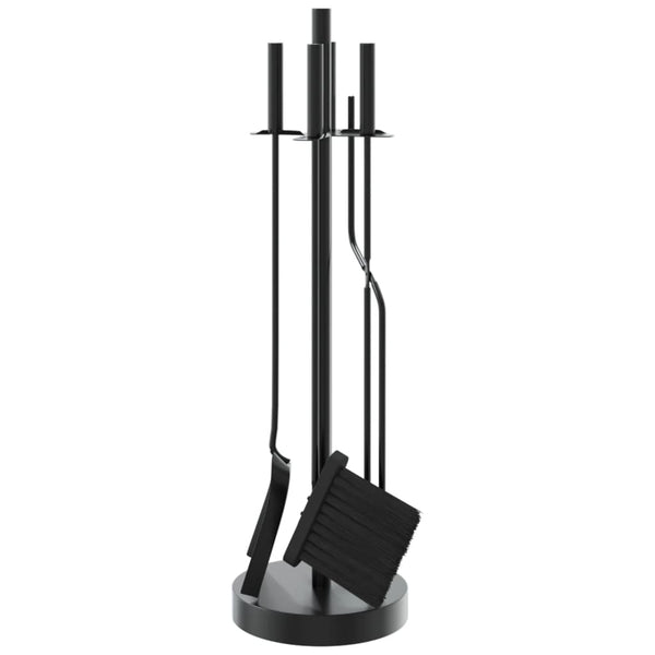 Vidaxl 5 Piece Fireplace Tool Set 18X66 Cm Steel Fireplace Pokers Tools