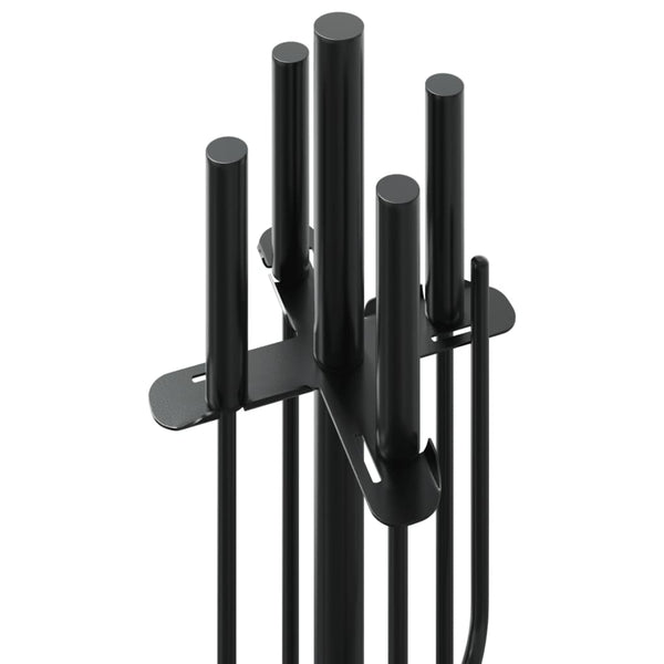Vidaxl 5 Piece Fireplace Tool Set 18X66 Cm Steel Fireplace Pokers Tools