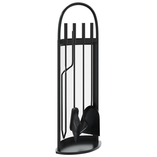 Vidaxl 5 Piece Fireplace Tool Set 18X66 Cm Steel Fireplace Pokers Tools