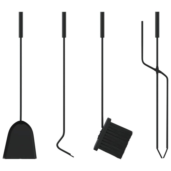 Vidaxl 5 Piece Fireplace Tool Set 18X66 Cm Steel Fireplace Pokers Tools