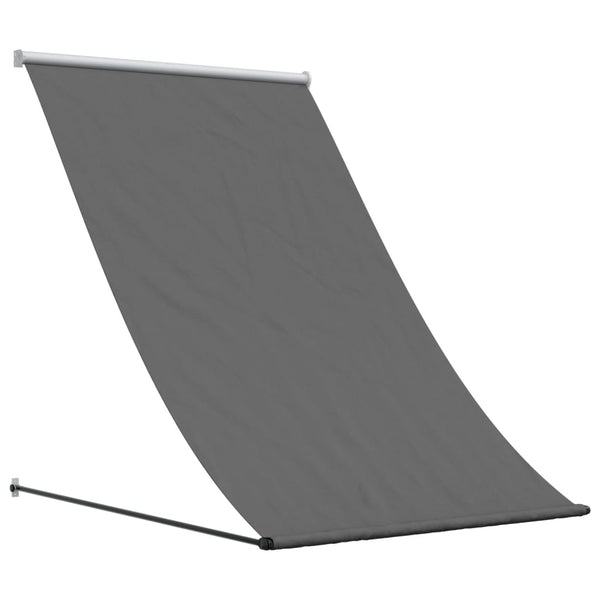 Retractable Awning Anthracite 150X150 Cm Fabric And Steel Awning & Canopy Parts