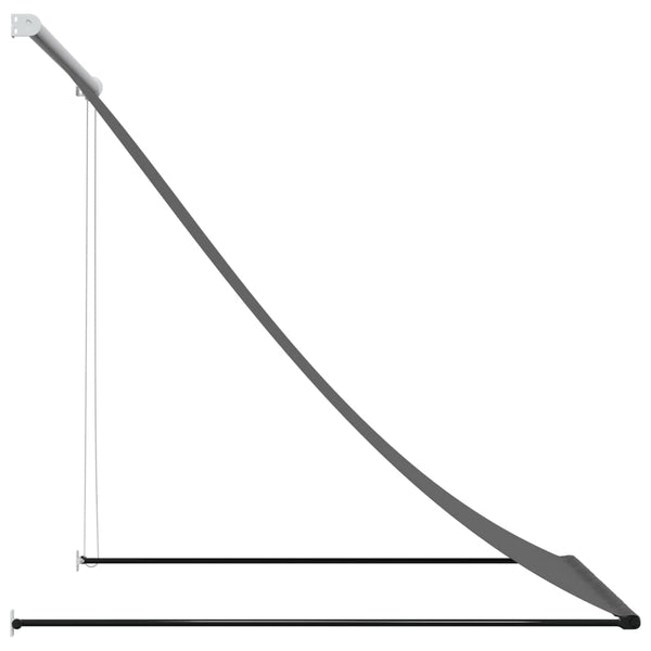 Retractable Awning Anthracite 150X150 Cm Fabric And Steel Awning & Canopy Parts
