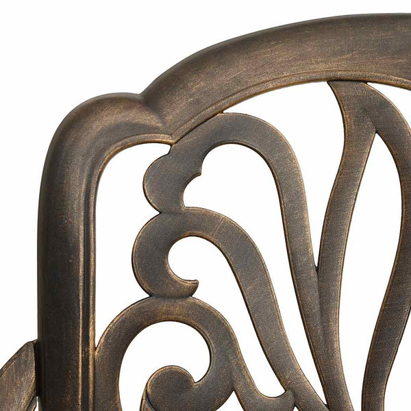 Vidaxl 3 Piece Bistro Set Bronze Cast Aluminium Other Patio & Garden Furniture
