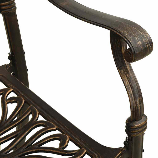 Vidaxl 3 Piece Bistro Set Bronze Cast Aluminium Other Patio & Garden Furniture