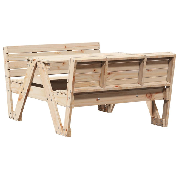 Vidaxl Picnic Table For Kids 88X122x58 Cm Solid Wood Pine Camping Tables