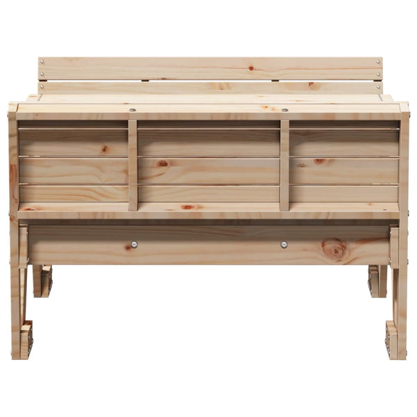 Vidaxl Picnic Table For Kids 88X122x58 Cm Solid Wood Pine Camping Tables