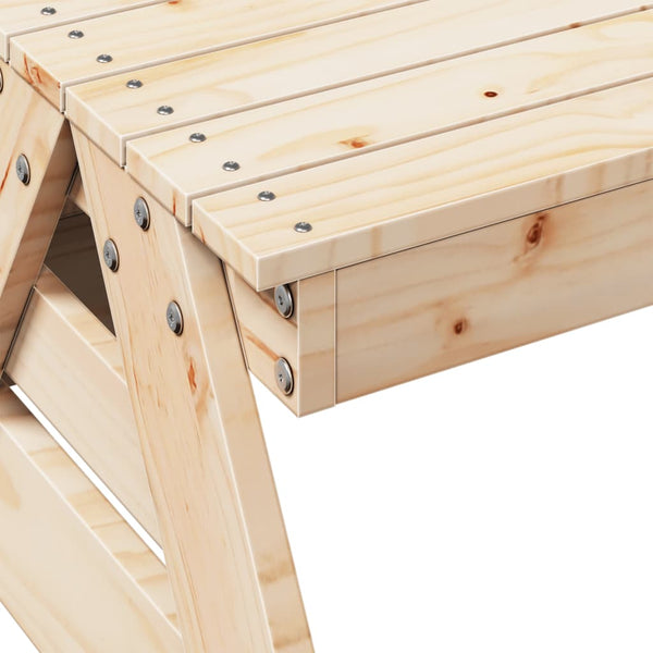Vidaxl Picnic Table For Kids 88X122x58 Cm Solid Wood Pine Camping Tables