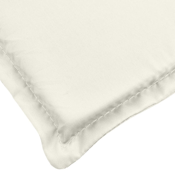 Vidaxl Sun Lounger Cushion Melange Cream 186X58x3 Cm Fabric Patio Furniture Cushions & Pads