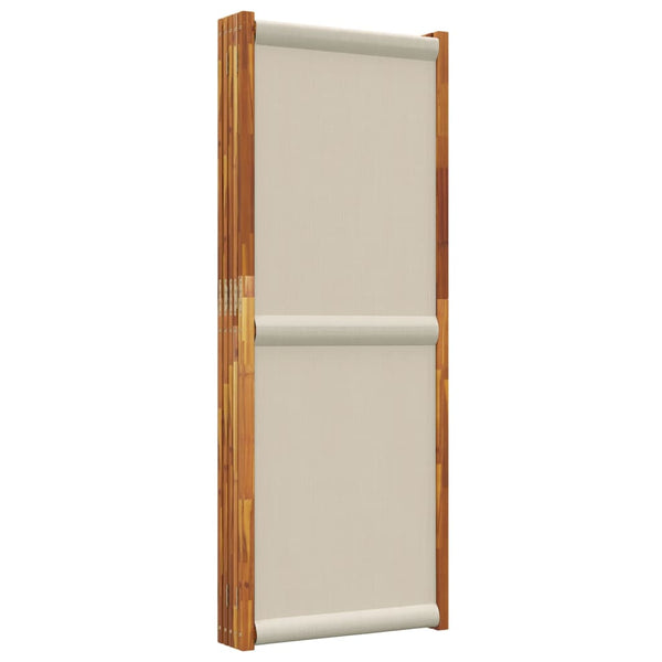 Vidaxl 5 Panel Room Divider Light Grey 350X180 Cm Screens & Room Dividers