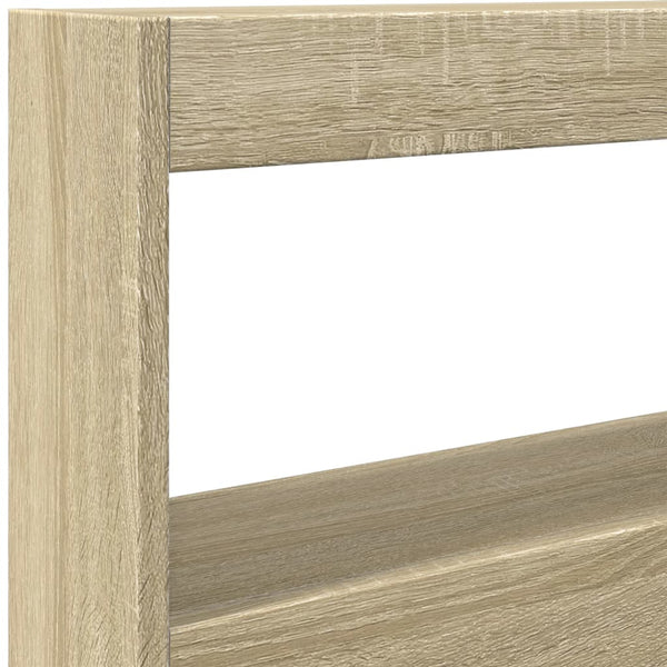 Vidaxl Headboard Cabinet With Led Sonoma Oak 100 Cm Headboards & Footboards