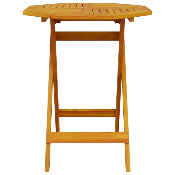 Vidaxl Folding Garden Table 70X75 Cm Solid Wood Acacia Patio & Garden Tables