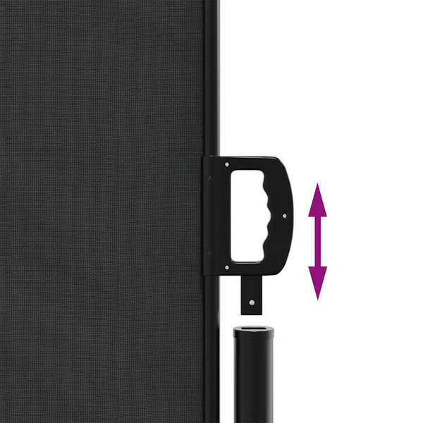Vidaxl Retractable Side Awning Black 100X300 Cm Awning & Canopy Parts