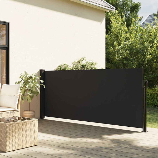 Vidaxl Retractable Side Awning Black 100X300 Cm Awning & Canopy Parts