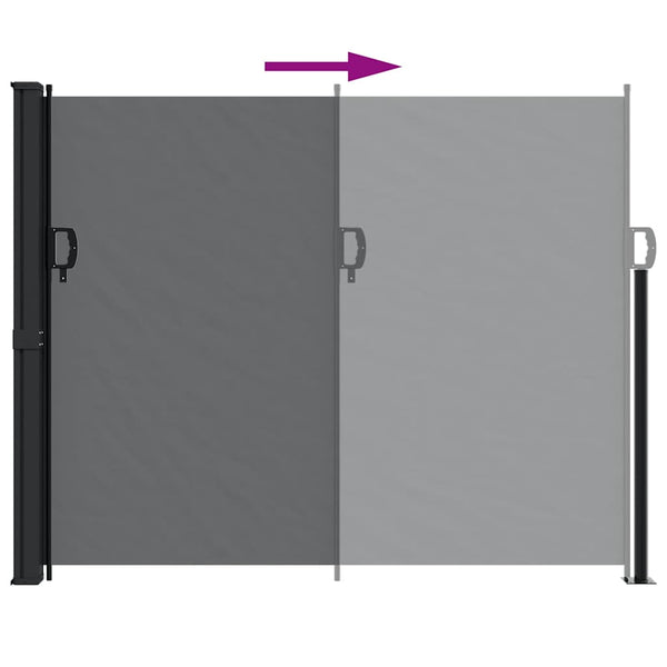 Vidaxl Retractable Side Awning Black 160X300 Cm Awning & Canopy Parts