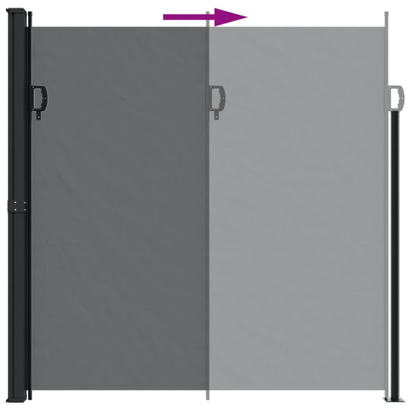 Retractable Side Awning Black 200X300 Cm Awning & Canopy Parts