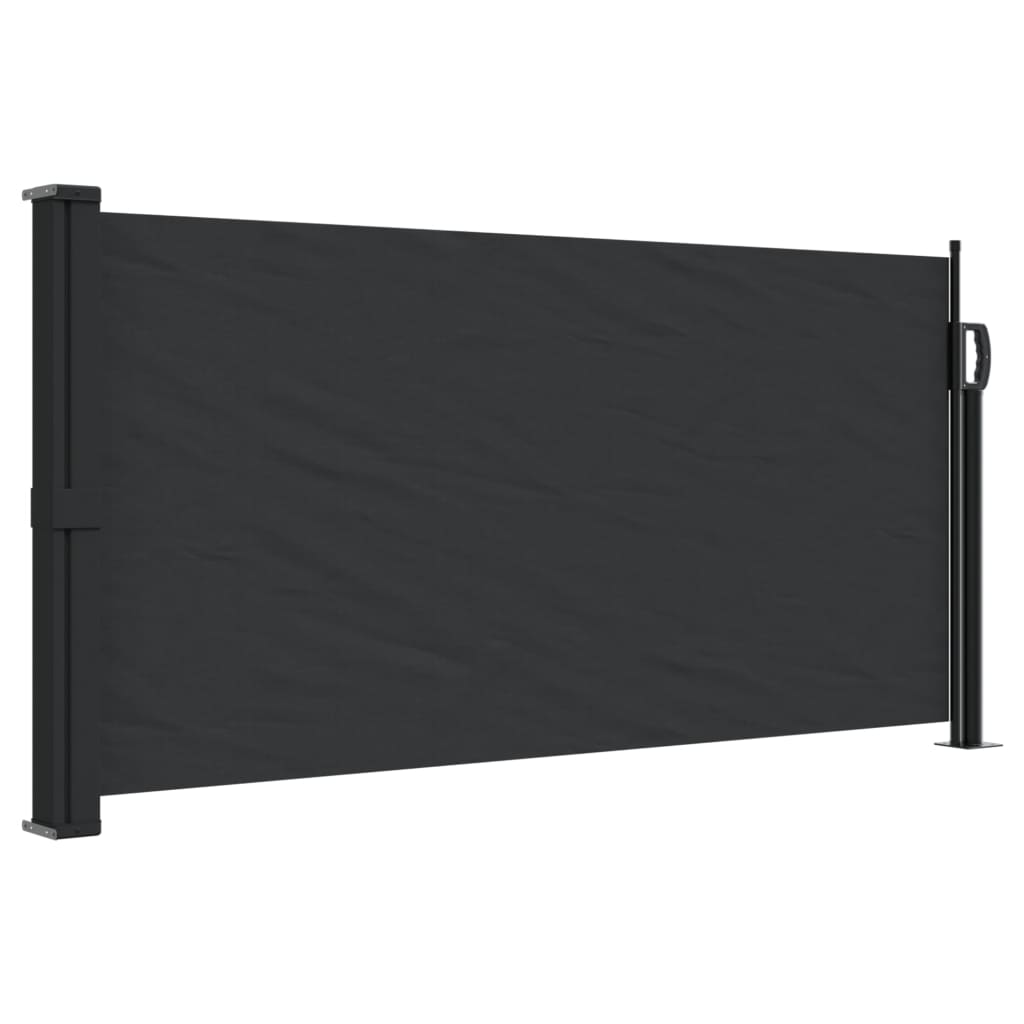 Retractable Side Awning Black 100X500 Cm Awning & Canopy Parts