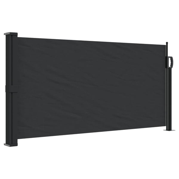 Retractable Side Awning Black 100X500 Cm Awning & Canopy Parts