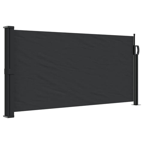 Retractable Side Awning Black 100X500 Cm Awning & Canopy Parts
