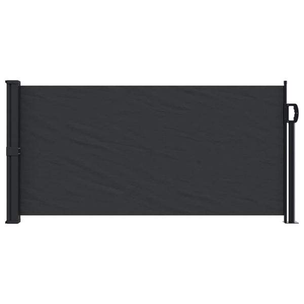 Retractable Side Awning Black 100X500 Cm Awning & Canopy Parts