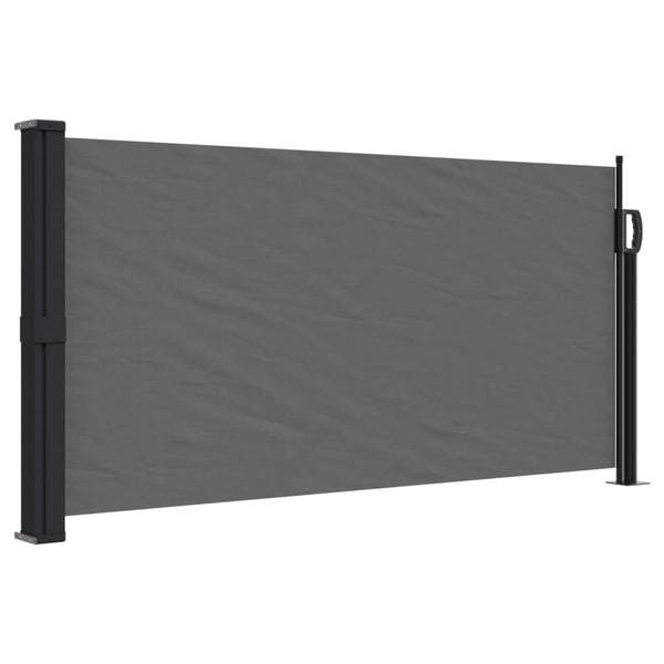 Retractable Side Awning Anthracite 100X500 Cm Awning & Canopy Parts