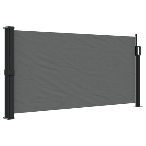 Retractable Side Awning Anthracite 100X500 Cm Awning & Canopy Parts