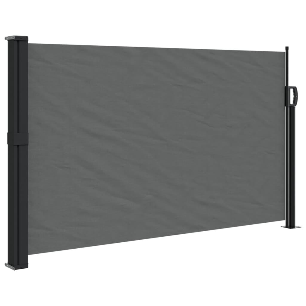 Retractable Side Awning Anthracite 120X500 Cm Awning & Canopy Parts