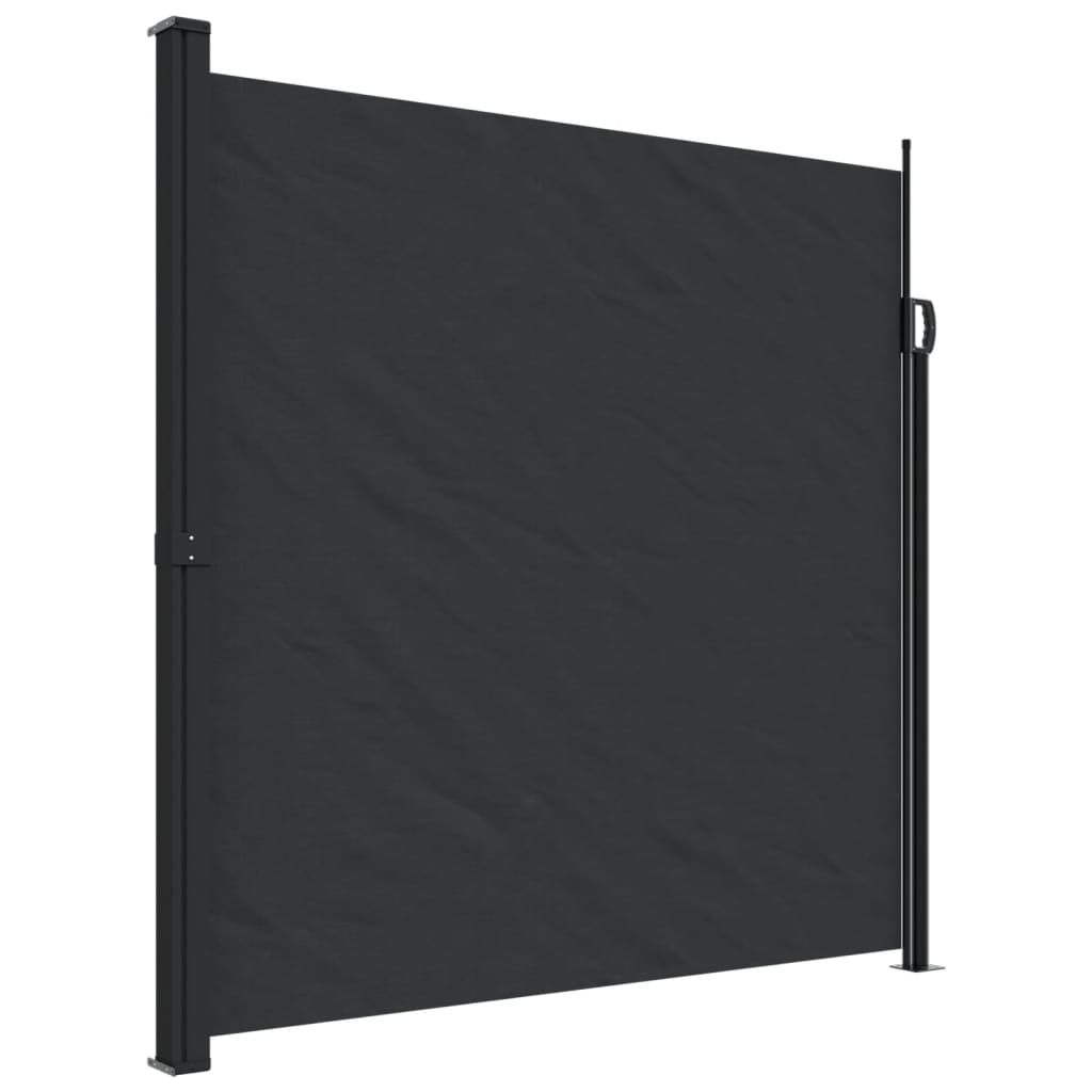 Retractable Side Awning Black 200X500 Cm Awning & Canopy Parts