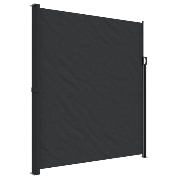 Retractable Side Awning Black 220X500 Cm Awning & Canopy Parts