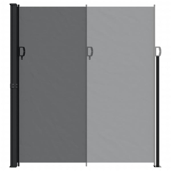 Retractable Side Awning Black 220X500 Cm Awning & Canopy Parts