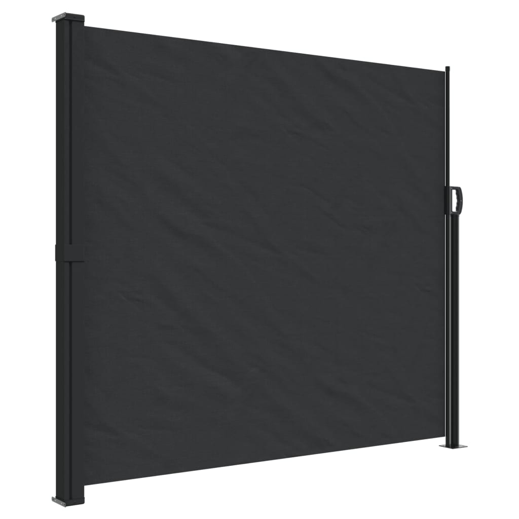 Retractable Side Awning Black 180X600 Cm Awning & Canopy Parts