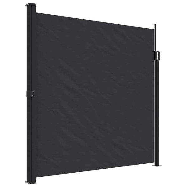 Vidaxl Retractable Side Awning Black 200X600 Cm Awning & Canopy Parts