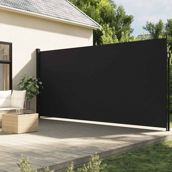 Vidaxl Retractable Side Awning Black 200X600 Cm Awning & Canopy Parts