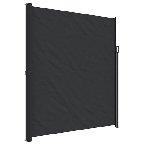 Vidaxl Retractable Side Awning Black 220X600 Cm Awning & Canopy Parts