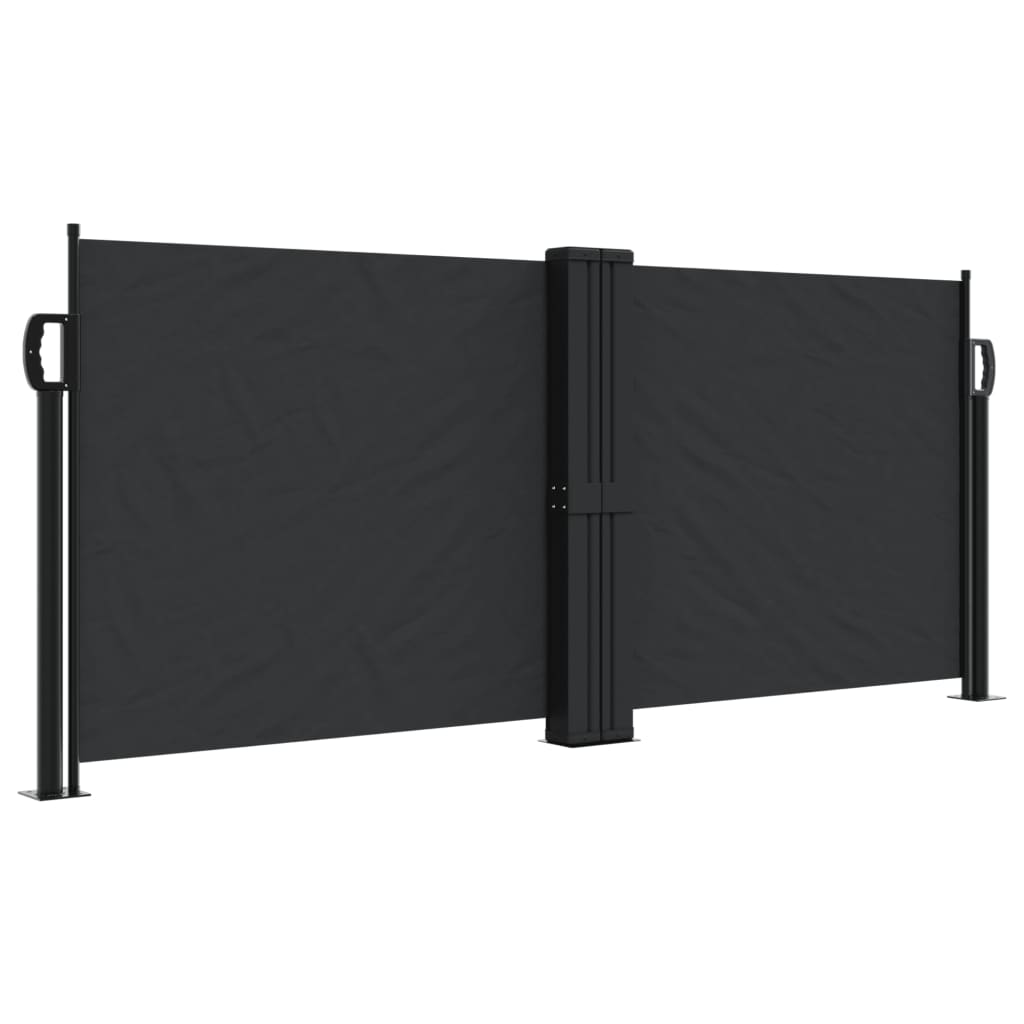 Retractable Side Awning Black 100X1000 Cm Awning & Canopy Parts
