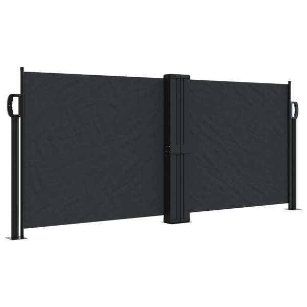 Retractable Side Awning Black 100X1000 Cm Awning & Canopy Parts