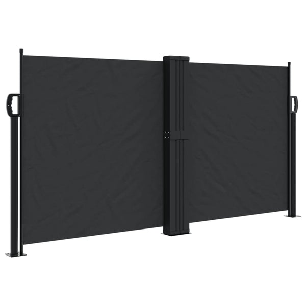 Retractable Side Awning Black 120X1000 Cm Awning & Canopy Parts