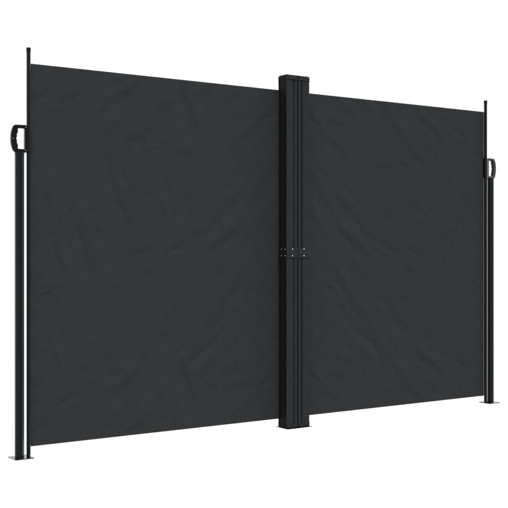 Retractable Side Awning Black 200X1000 Cm Awning & Canopy Parts