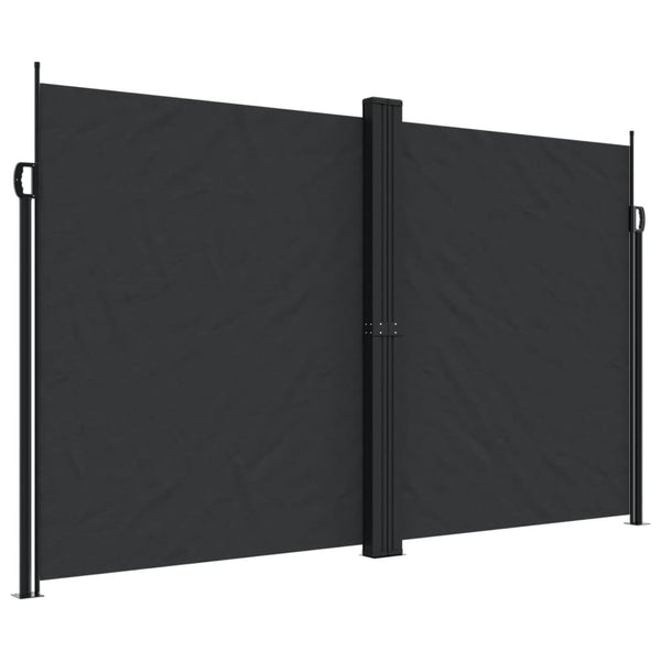 Retractable Side Awning Black 200X1000 Cm Awning & Canopy Parts