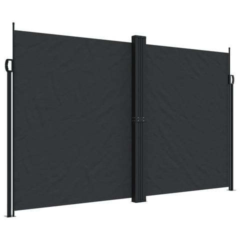 Retractable Side Awning Black 200X1000 Cm Awning & Canopy Parts