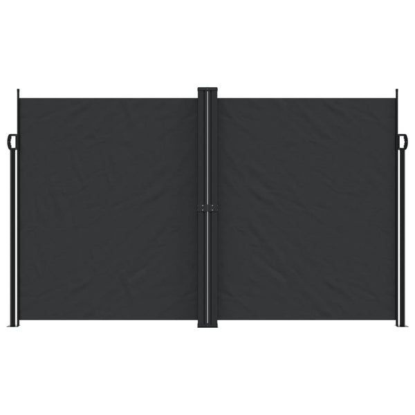 Retractable Side Awning Black 200X1000 Cm Awning & Canopy Parts