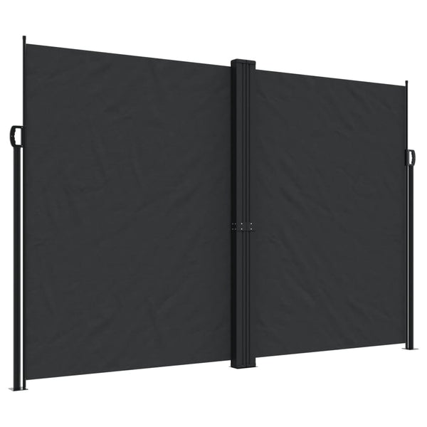 Retractable Side Awning Black 220X1000 Cm Awning & Canopy Parts